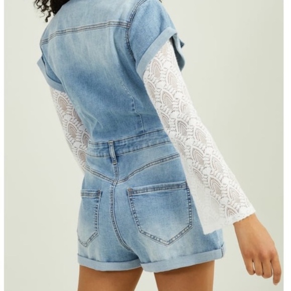 Altar’d State Skylar Denim Romper - Picture 16 of 16